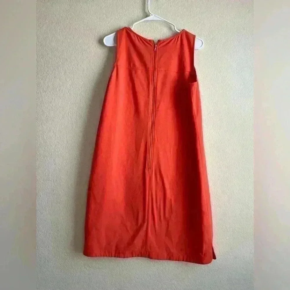 Loft orange shift‎ dress 12